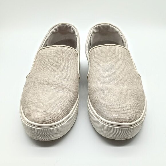 Birdies Swift Embossed Leather Suede Slip-On Sneakers - Picture 2 of 9